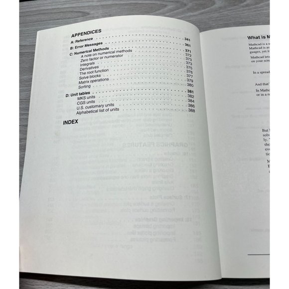 Mathcad 3.1 Users Guide Windows Version 1992 Mathsoft - Picture 7 of 9